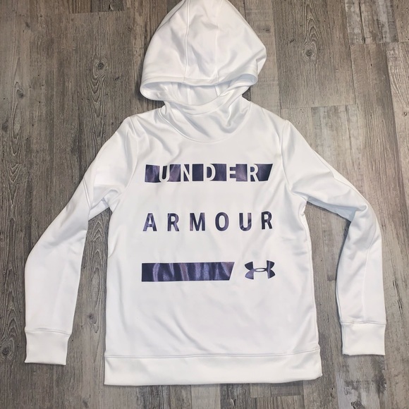 Under Armour Tops - Under Armour cold gear white sweatshirt